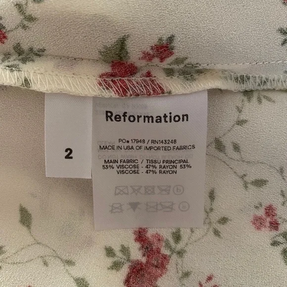 NWT Reformation Avalon Dress Annaliese 2 - Picture 4 of 6